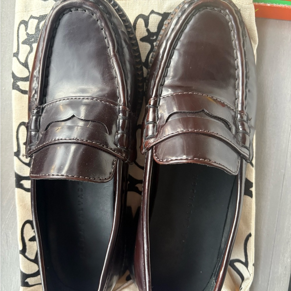 Freda Salvador Elba Loafer Size 36 Espresso